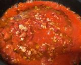 ナスと挽肉のパスタ☆まろやかトマト味作り方7写真