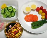 簡単＆華やか♡カニと野菜の寄せもの作り方1写真