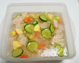 簡単＆華やか♡カニと野菜の寄せもの作り方3写真