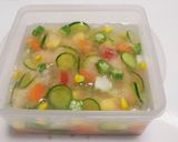 簡単＆華やか♡カニと野菜の寄せもの作り方4写真