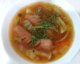 野菜モリモリウインナーのスープ作り方5写真