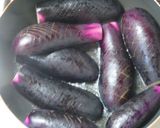 時短簡単ワンポットで揚げ浸し風焼き茄子作り方3写真