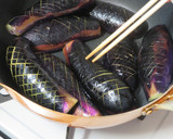 時短簡単ワンポットで揚げ浸し風焼き茄子作り方4写真