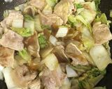 白菜と豚肉の甘辛炒め作り方3写真