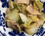 白菜と豚肉の甘辛炒め作り方4写真