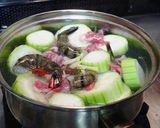 美味しくできたね♪へちまスープ作り方3写真
