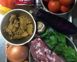 ラム肉ボールのトマトシチュー作り方1写真