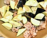 ナスと豚肉の生姜醤油炒め物作り方1写真