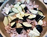 ナスと豚肉の生姜醤油炒め物作り方2写真