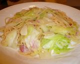 キャベツの簡単ペペロンチーノ作り方6写真