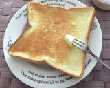 パンにバターを塗るのはフォークで♪作り方2写真