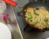 ゴーヤとサラダ豆のエスニックうどん作り方2写真