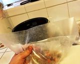 クッキングシートでの中華粽の包み方作り方4写真