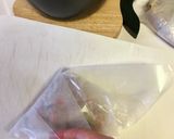クッキングシートでの中華粽の包み方作り方7写真