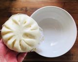ラップ無しでフカフカな肉まん1個の温め方作り方1写真