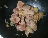 白だしでゴーヤと鶏肉の煮焼き作り方3写真