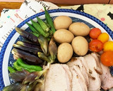 圧力鍋で柔らか豚ロース肉の煮豚と煮卵作り方9写真