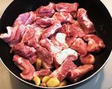 豚バラ肉と白ネギのスタミナ丼作り方2写真