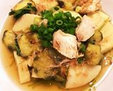鶏胸肉とナス竹の子のあっさり煮作り方3写真