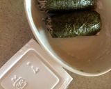 蕎麦海苔巻きのちょい納豆のせ作り方1写真