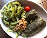 蕎麦海苔巻きのちょい納豆のせ作り方2写真