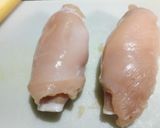 トリ生ハムチキン巻。(笑)作り方7写真