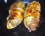トリ生ハムチキン巻。(笑)作り方13写真