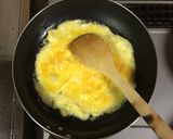 超簡単☆ホワイトシーフードカレーのたま丼作り方4写真