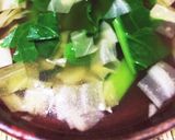 材料3つ♪簡単♪ツル紫のコンソメスープ♡作り方4写真