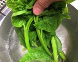 つるむらさきのゴマ酢和え作り方1写真
