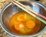 簡単^ ^マッシュルームとハムのオムレツ作り方2写真
