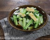 レンジで簡単！小松菜の煮浸し作り方5写真