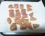 簡単ささみで竜田揚げ風から揚げ　作り方1写真