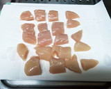 簡単ささみで竜田揚げ風から揚げ　作り方1写真