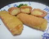 ハムポテト湯葉ロール揚げパイ（ゆば春巻）作り方22写真