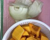 バターナッツかぼちゃスープ作り方1写真
