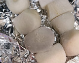 里芋のゆずとうがらし味噌田楽作り方3写真