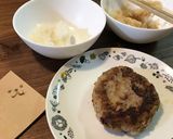 大根おろしアート♡犬♡ハンバーグ作り方12写真