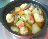 大根と鶏つみれの簡単おでん風作り方3写真