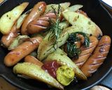 簡単!ハーブポテトとソーセージのグリル作り方4写真