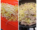 簡単 豆もやし入り豚キムチ炒め作り方2写真
