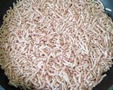青唐辛子の肉味噌作り方4写真