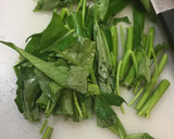 クーシンサイと豚肉の中華炒め作り方1写真
