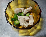 【簡単】オクラと豚肉のわさび合え作り方6写真