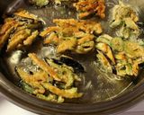 スパイスで苦くない☆茄子☆ゴーヤかき揚げ作り方5写真