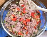 手軽に美味しい☆カラフル☆サラダライス作り方16写真
