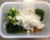 セブン風・オクラとなめこのねばねばサラダ作り方6写真