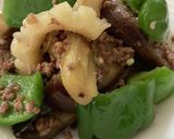 ナスピーマン豚肉の黒酢炒め→和風パスタ作り方6写真
