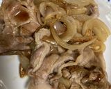 簡単　豚の生姜焼き　玉ねぎ。作り方5写真