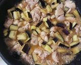 ナスと鶏肉甘味噌炒め煮〜子供大好きver作り方6写真